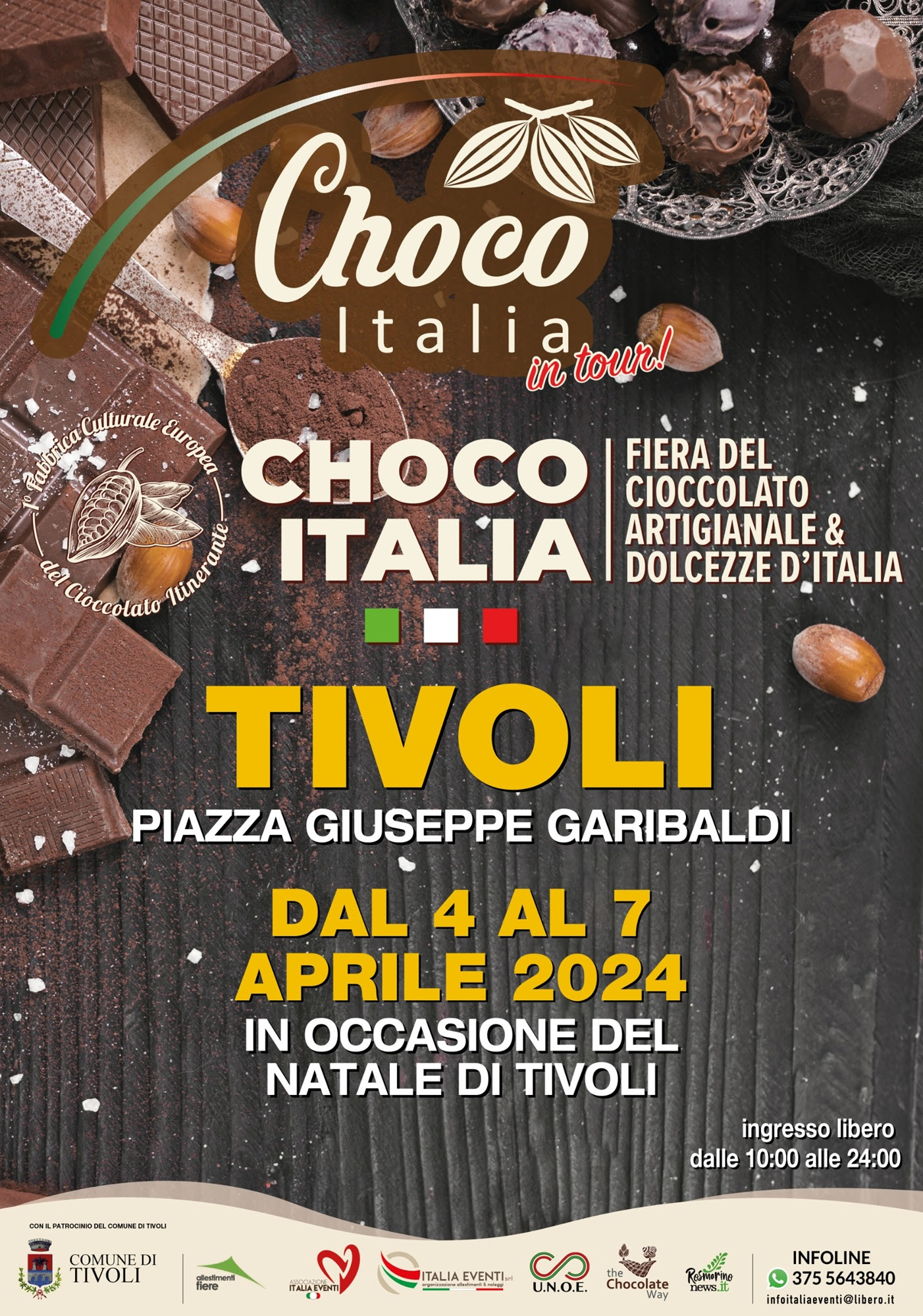Choco Italia raggiunge Tivoli 